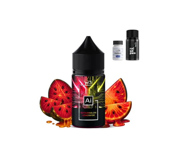 Набор компонентов для самозамеса солевой жидкости WES AI 30 мл (Watermelon Lemonade Арбузный лимонад, 0-50 мг) (18137)