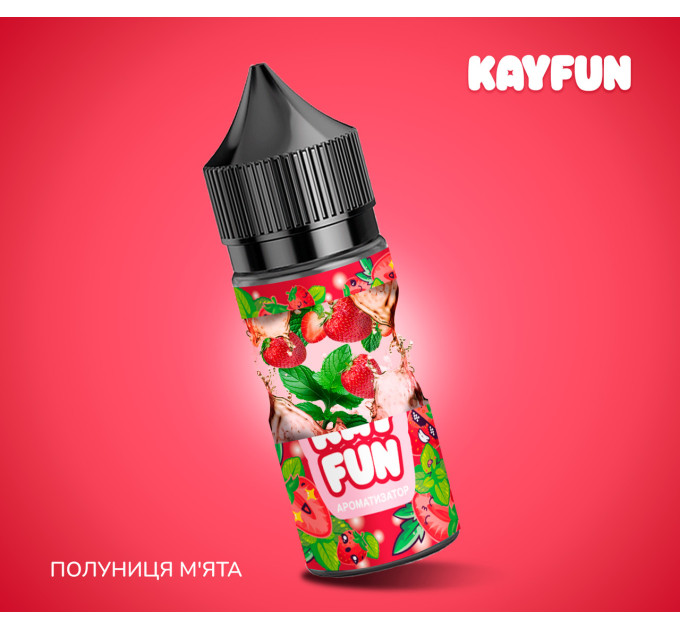 Набор компонентов для самозамеса солевой заправки Flavorlab Kayfun 30 мл (Клубника Мята, 0-65 мг) (18723)