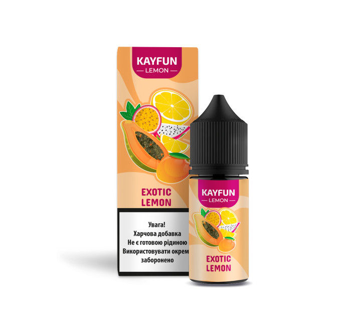 Набор компонентов для самозамеса солевой заправки Flavorlab Kayfun Lemon 30 мл (Exotic Lemon Экзотик Лимон, 0-50 мг) (18745)