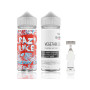 Набор заправки для самозамеса на органическом никотине Crazy Juice Cherry Ice 120 мл 0-3 мг (Прохладная Вишня)