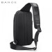 Однолямочный рюкзак через плечо Bange BG-7566 7л Сумка-слинг с USB-разъемом (Gray) (19368)