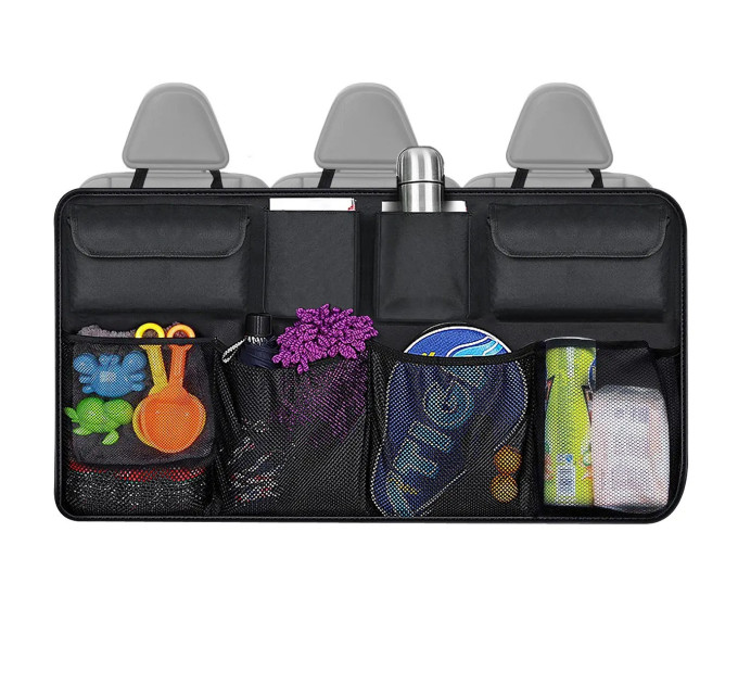 Органайзер автомобильный в багажник на спинку сиденья LVR 025 сумка на 8 отсеков (Black) (18992)