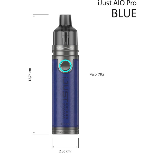 Под-система электронная сигарета Eleaf iJust Aio Pro Pod 3000mAh 2ml Original Kit (Blue) (15775)