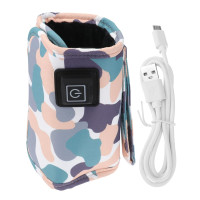 Портативный подогреватель для детских бутылочек от USB LVR 020 дорожный чехол (Blue)