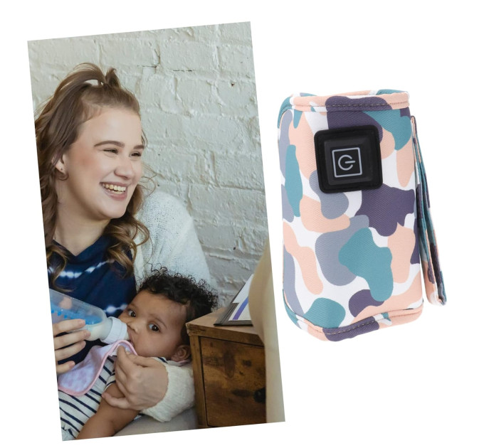 Портативный подогреватель для детских бутылочек от USB LVR 020 дорожный чехол (Blue) (18982)