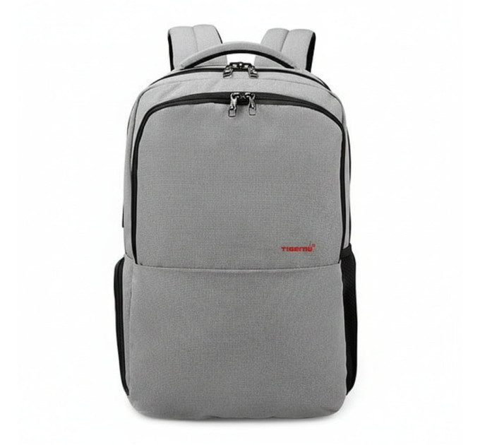 Рюкзак городской Tigernu T-B3259 с USB портом и отсеком для ноутбука до 15.6'' 18л (Black Gray) (19385)