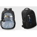 Рюкзак городской Tigernu T-B3399 22л с USB для ноутбука 15.6'' (Black Grey) (17051)