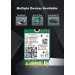 Сетевая карта Intel Wi-Fi 6E AX210 NGW модуль трехдиапазонный адаптер Bluetooth для ПД / Ноутбука (19125)