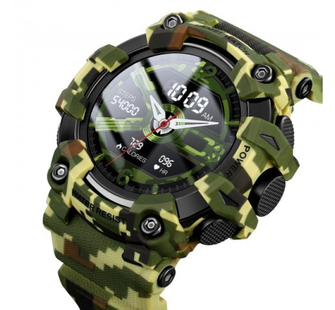 Смарт-часы Skmei S231 Original силиконовый ремешок (Army Camouflage) (16696)