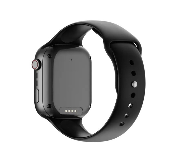 Смарт-часы детские LEMFO K20 4G с камерой WI-FI GPS SIM-карта Original силиконовый ремешок (Black) (16740)
