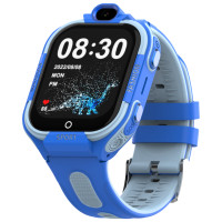 Смарт-часы детские Wonlex KT35 с камерой WI-FI GPS SIM-карта Original силиконовый ремешок (Blue)