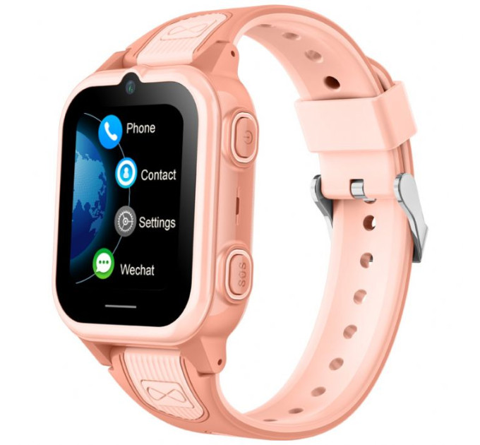 Смарт часы-телефон детские Wonlex CT21 Mini Original с видеозвонком WI-FI GPS SIM-карта (Pink) (18352)