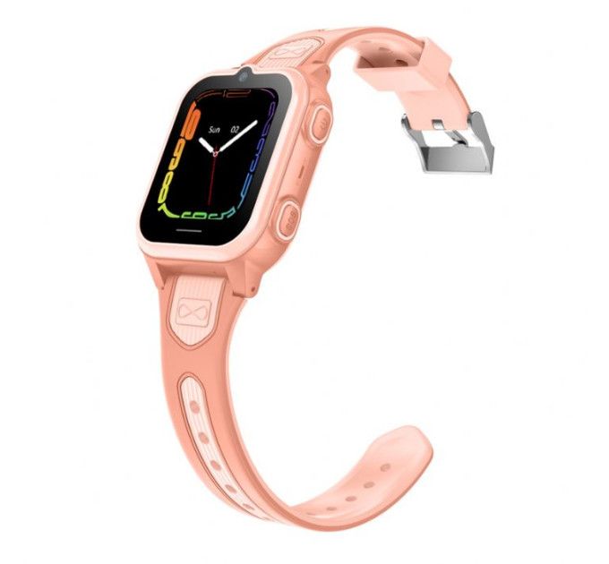 Смарт часы-телефон детские Wonlex CT21 Mini Original с видеозвонком WI-FI GPS SIM-карта (Pink) (18352)