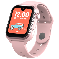 Смарт часы-телефон детские Wonlex KT37 Original с видеозвонком WI-FI GPS SIM-карта (Pink)