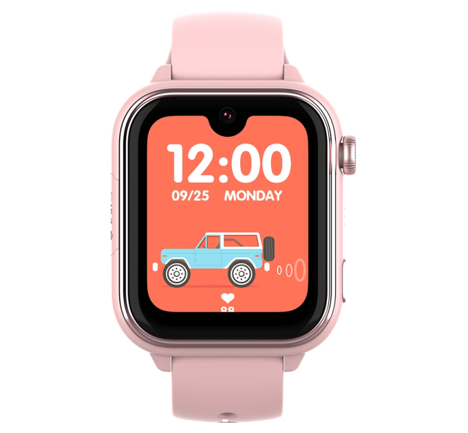 Смарт часы-телефон детские Wonlex KT37 Original с видеозвонком WI-FI GPS SIM-карта (Pink) (18349)