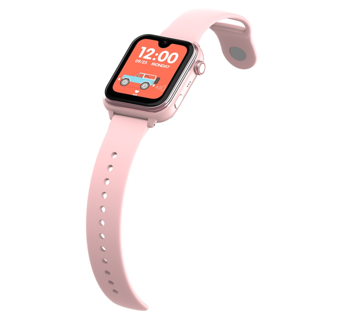 Смарт часы-телефон детские Wonlex KT37 Original с видеозвонком WI-FI GPS SIM-карта (Pink) (18349)