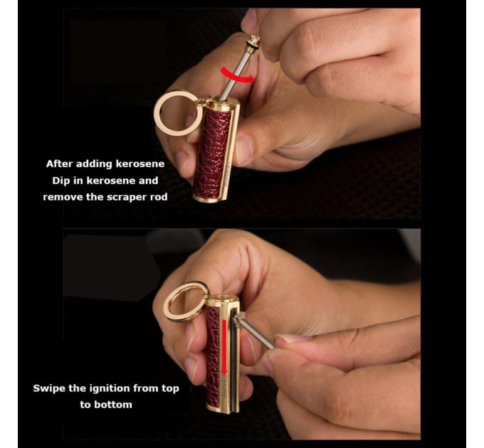 Спичка вечная бензиновая HL-87 (Gray Brown) (18647)