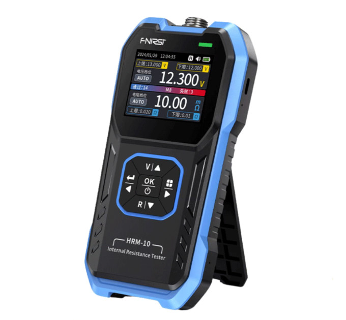 Тестер внутреннего сопротивления аккумуляторов Fnirsi HRM-10 анализатор батарей (19169)