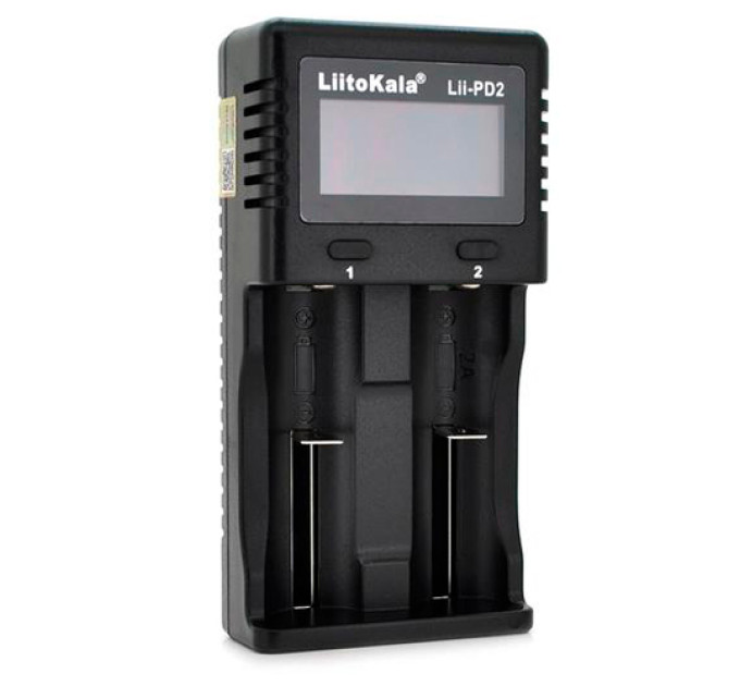 Умное зарядное устройство для аккумуляторов LiitoKala Lii-PD2 АА, ААА, 18650, 21700, 26650 Li-ion, LiFePO4, Ni-MH, Ni-Cd (19410)