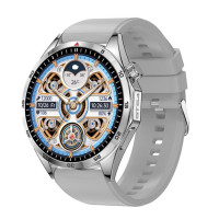 Умные смарт-часы LEMFO GTS4-Y11 Original силиконовый ремешок (Silver Silver)