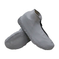 Бахилы на обувь силиконовые с застежкой LVR 016 M 32-37 (Gray)