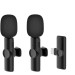 Беспроводной петличный микрофон K11 Type-C 2шт профессиональная петличка для блогеров (Black) (18891)