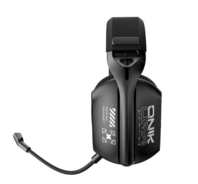 Беспроводные игровые наушники Onikuma GT808 геймерская Bluetooth гарнитура с микрофоном и RGB (Black) (19118)