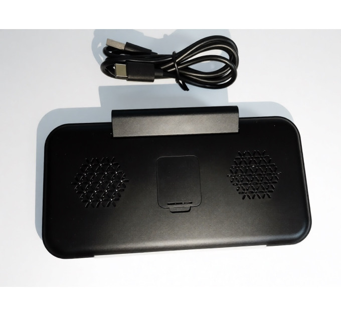 Часы электронные настольные LVR 9010 интерьерные с будильником и подсветкой (Black) (19258)