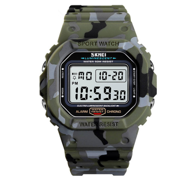 Часы наручные Skmei 1471 Original (Camouflage Green, 1471CMGN) (17141)
