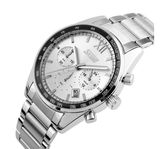Часы наручные Skmei 9096 Original (Silver, 9096SI) (17120)