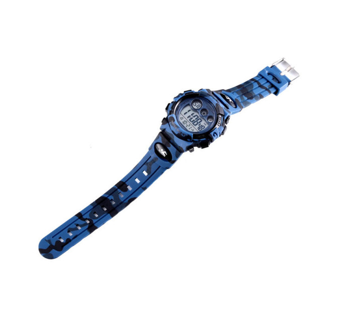 Часы наручные детские Skmei 1547 Original (Camouflage Dark Blue, 1547CMDKBU) (17146)
