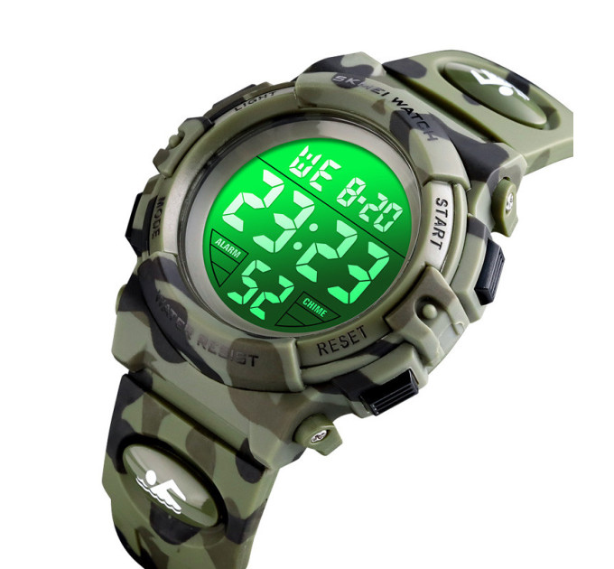 Часы наручные детские Skmei 1548 Original (Camouflage Green, 1548CMGN) (17148)