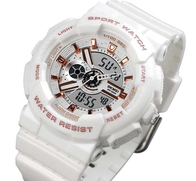 Часы наручные детские Skmei 1689 Original (White, 1689WT) (17163)