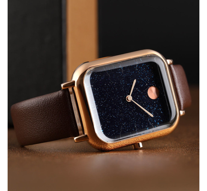 Часы наручные женские Skmei 9187 (Rose Gold leather, 9187LRG) (18403)