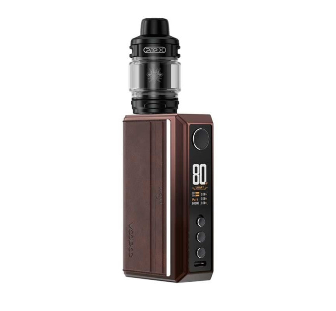 Электронная сигарета Voopoo Drag 5 177W with Uforce-X Tank 5.5ml Original Kit (Gradient Brown) (17447)