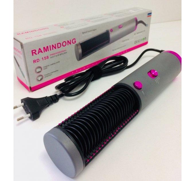 Фен-расчёска Ramindong RD-158 электрическая (Black)