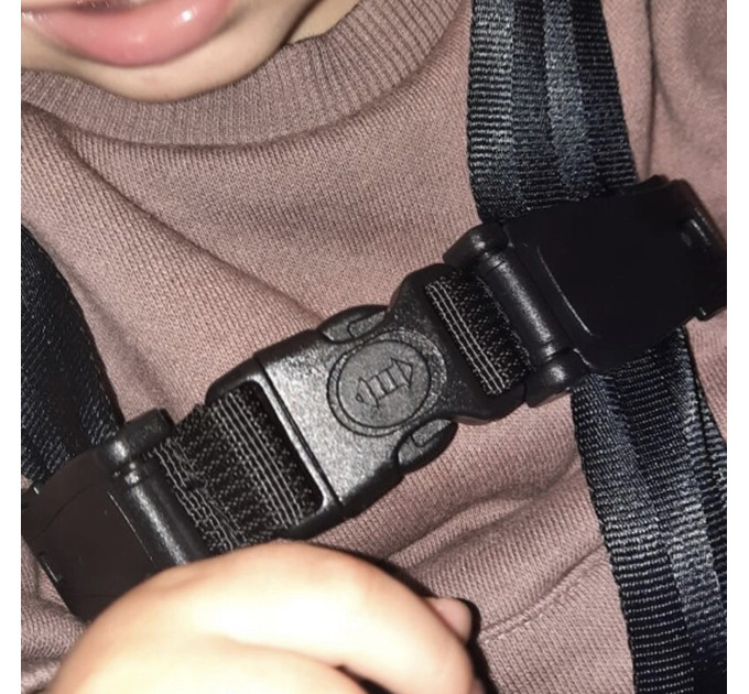 Фиксатор ремней безопасности детского автокресла LVR 029 защитный карабин (Black) (18999)