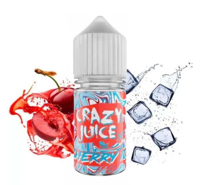 Жидкость для POD систем Crazy Juice Cherry Ice 30 мл 50 мг (Прохладная Вишня)