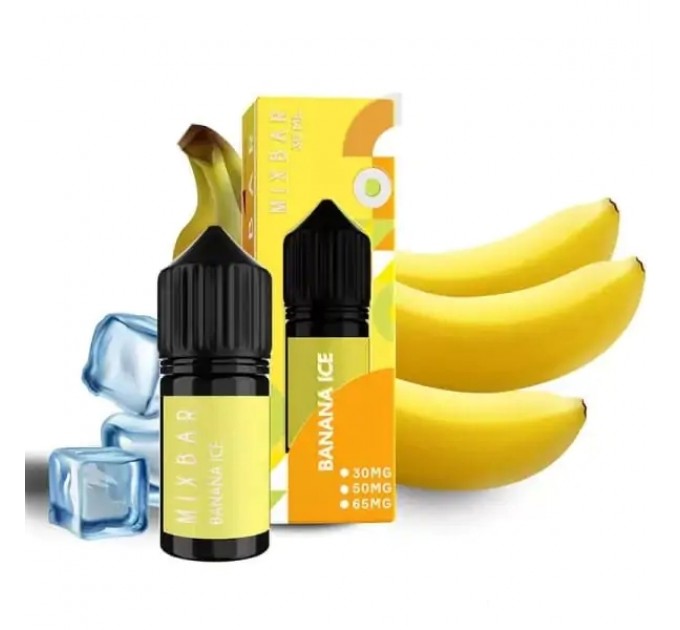 Жидкость для POD систем Mix Bar Banana ICE 30 мл 30 мг (Банан лед)