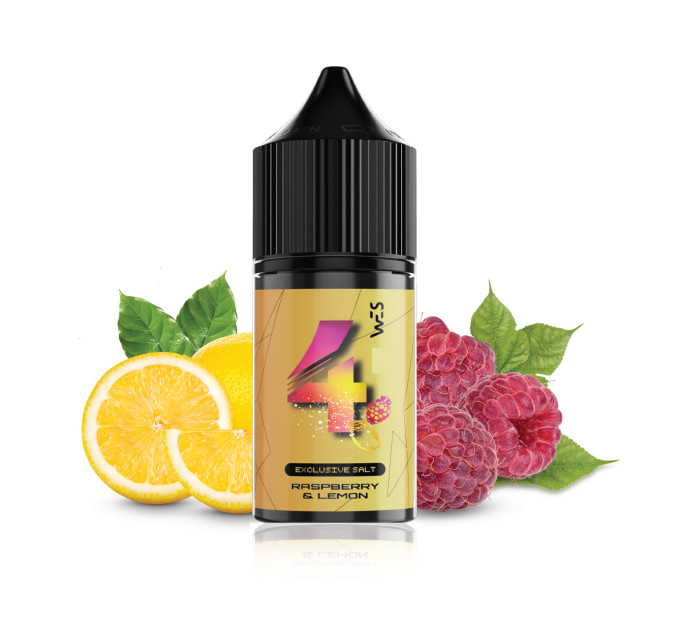 Рідина на сольовому нікотині WES Gold 30мл 50мг, Raspbery Lemon (Малина з лимоном) (15327)