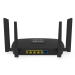 Маршрутизатор WI-FI роутер 4 антенны PIX-LINK LV-AC06 Двухдиапазонный  5 ГГц (Black) (17611)