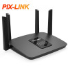 Маршрутизатор WI-FI роутер 4 антенны PIX-LINK LV-AC06 Двухдиапазонный  5 ГГц (Black) (17611)