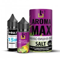 Набор для самозамеса на солевом никотине Flavorlab Aroma MAX 30 мл (Ананас-Вишня-Лайм, 0-50 мг)