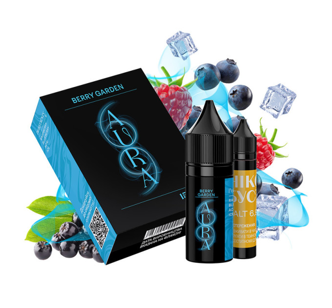 Набор для самозамеса солевой AURA 69 15 мл (Berry Garden Лесные ягоды, 0-69 мг) (17246)