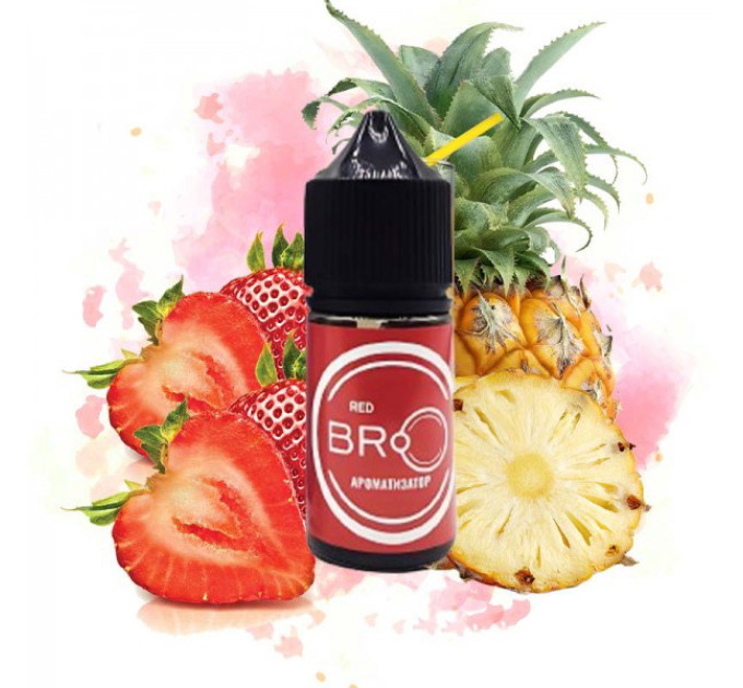 Набор для самозамеса солевой BRO Salt 30 мл, 0-65 мг Red (Клубника-Ананас) (16970)