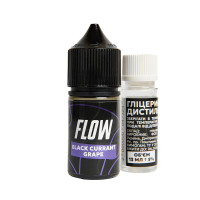 Набор для самозамеса солевой FLOW 30 мл (Black Currant Grape Черная смородина виноград, 0-50 мг)