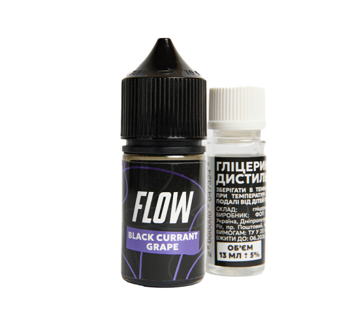 Набор для самозамеса солевой FLOW 30 мл (Black Currant Grape Черная смородина виноград, 0-50 мг) (17233)