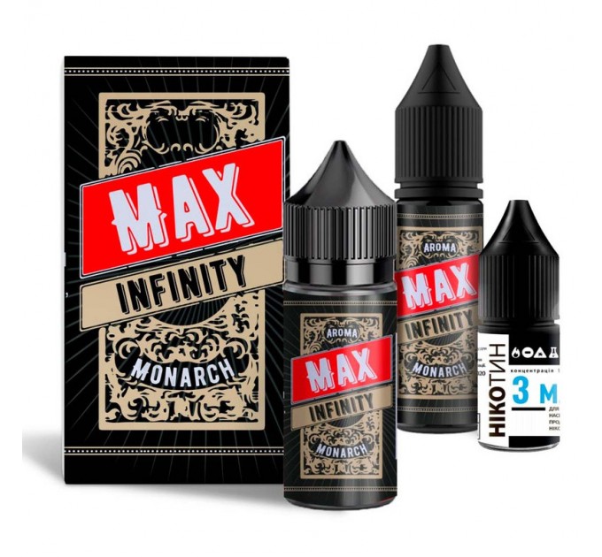 Набор для самозамеса солевой Flavorlab Infinity MAX 30 мл, 0-50 мг Monarсh (Табак с вишней) (15428)