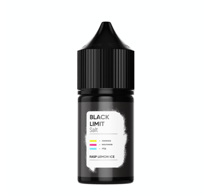 Набор компонентов для самозамеса солевой Black Limit 30 мл (Rasp Lemon Ice, малина лимон лёд 0-65 мг) (18276)
