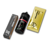 Набор компонентов для самозамеса солевой CHASER Black Ultra 30 мл (KIWI WILD STRAWBERRY Земляника Киви, 0-50 мг)
